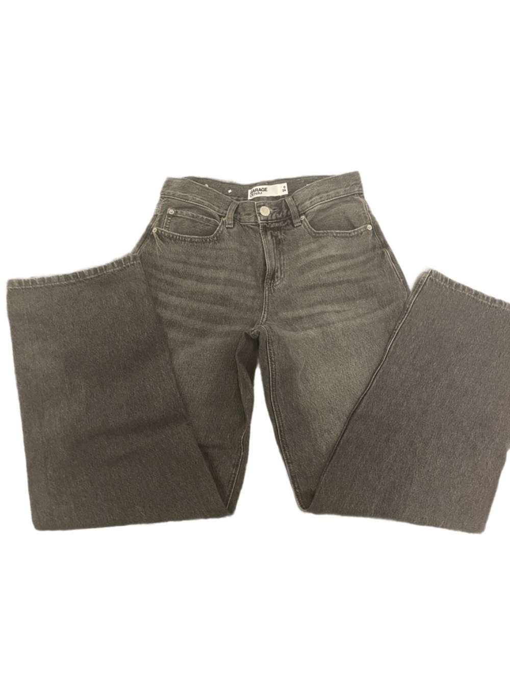 Garage Womens Baggy Jeans in Washed Grayi